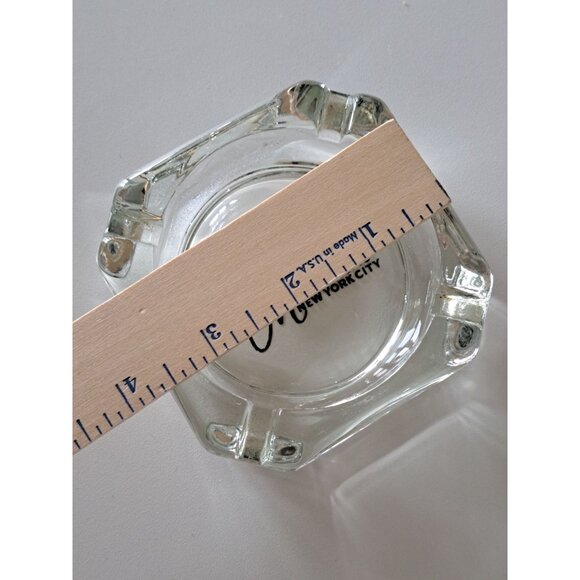 Vintage Hotel Manhattan New York City Glass Ashtray Collectible 1960's - Picture 8 of 9